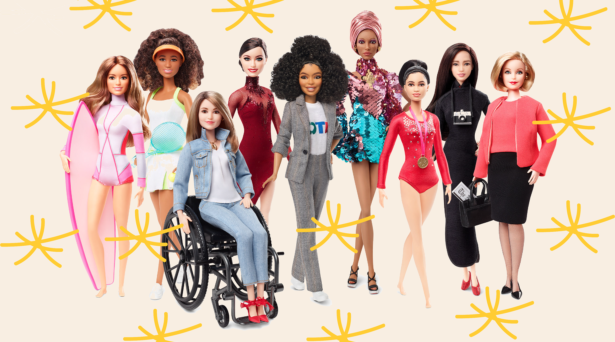 mattel makes barbie's modeled after real life super women