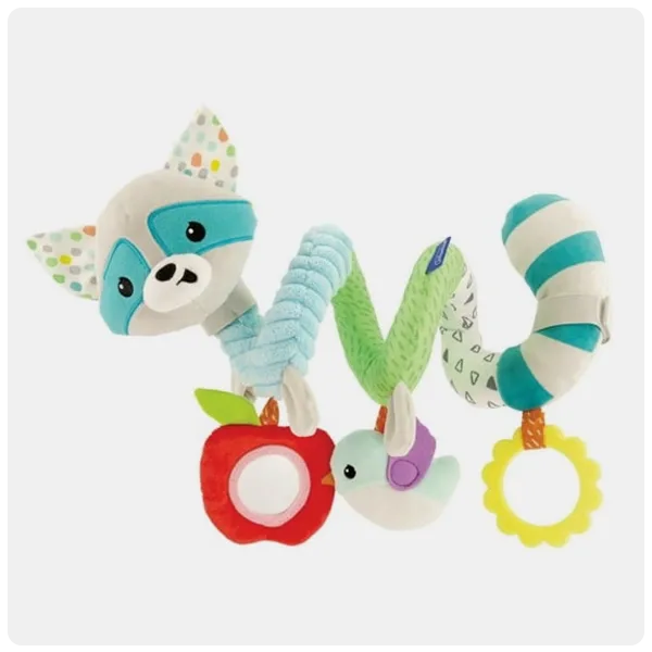 Infantino Spiral Activity Toy Raccoon 