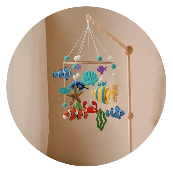 FloraIvystore Colorful Ocean Nursery Mobile