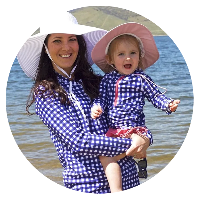  Matching Family Swimsuits Summer Beach Palm Bathing