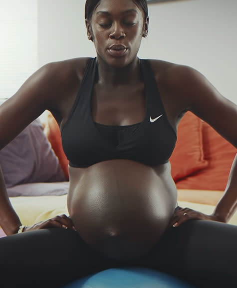 My pre-pregnancy sports bras are about to unionize and go on strike 😂  #fitpregnancy #pregnancyhumor 