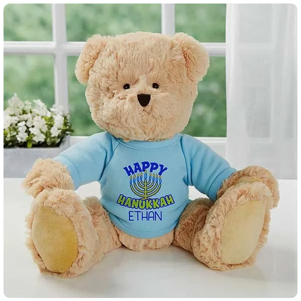 Happy Hanukkah Personalized Teddy Bear