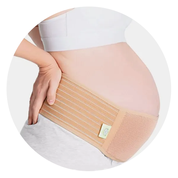 Baby bump outlet belt