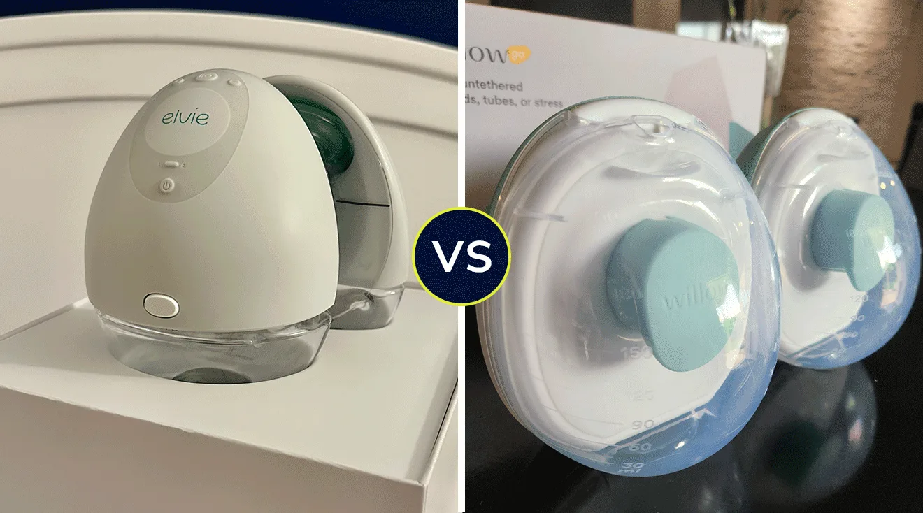 elvie breast pump vs willow breast pump