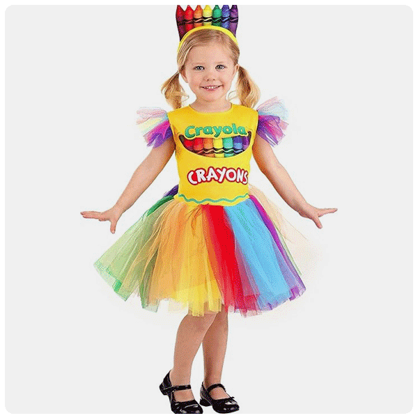 Crayon Box Toddler Costume Dress