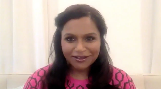 mindy kaling in interview about being a new mom