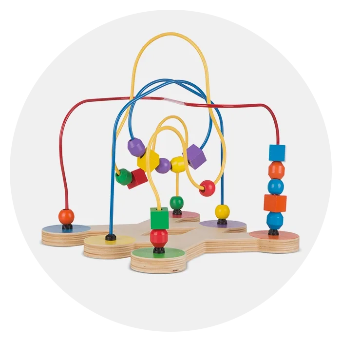 Melissa & Doug Classic Bead Maze Toy for 1 Year Old