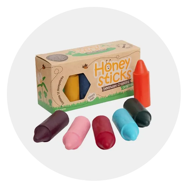 bloom 'n loco - And another great idea is born - Honeysticks Crayons were  developed by a New Zealand preschool teacher who was looking for safe and  natural crayons for her pupils.