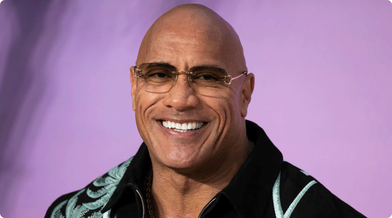 Dwayne Johnson aka The Rock attends the "Moana 2" UK Premiere at Cineworld Leicester Square on November 24, 2024 in London, England