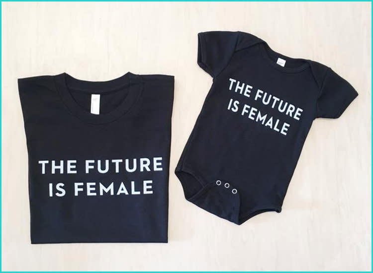 future feminist maternity shirt