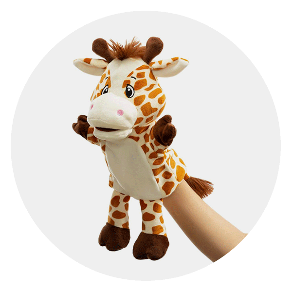 HollyHOME Animal Puppets Giraffe