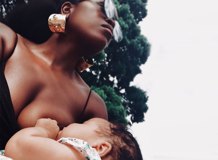 Black Breastfeeding Week: Gorgeous Black Mothers Breastfeeding Photos