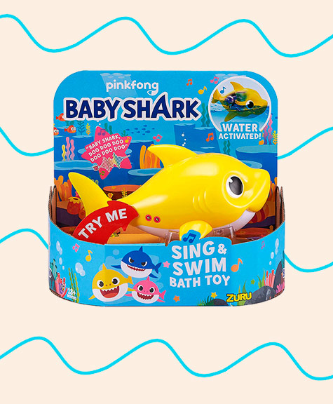 Baby shark singing bath 2024 toys