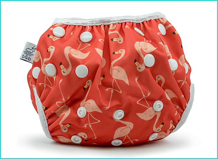 City Threads Baby Girls and Boys Reusable Swim Diaper & Diaper Cover Leakproof Swimming 