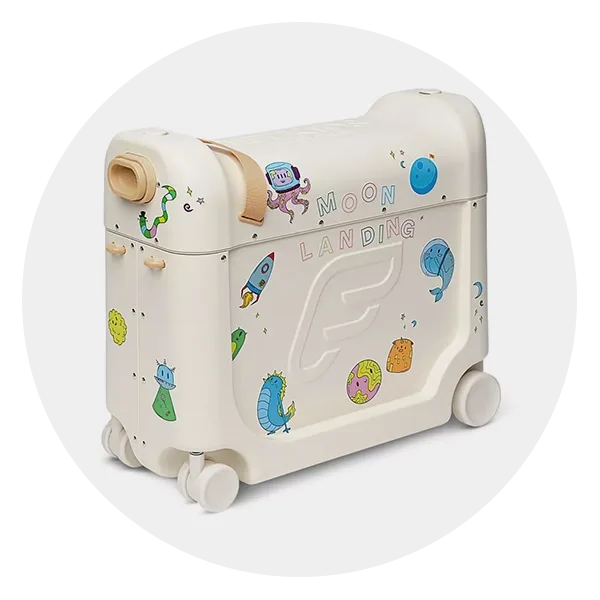 Crckt Kids' Hardside Carry On Spinner Suitcase - Animal Print