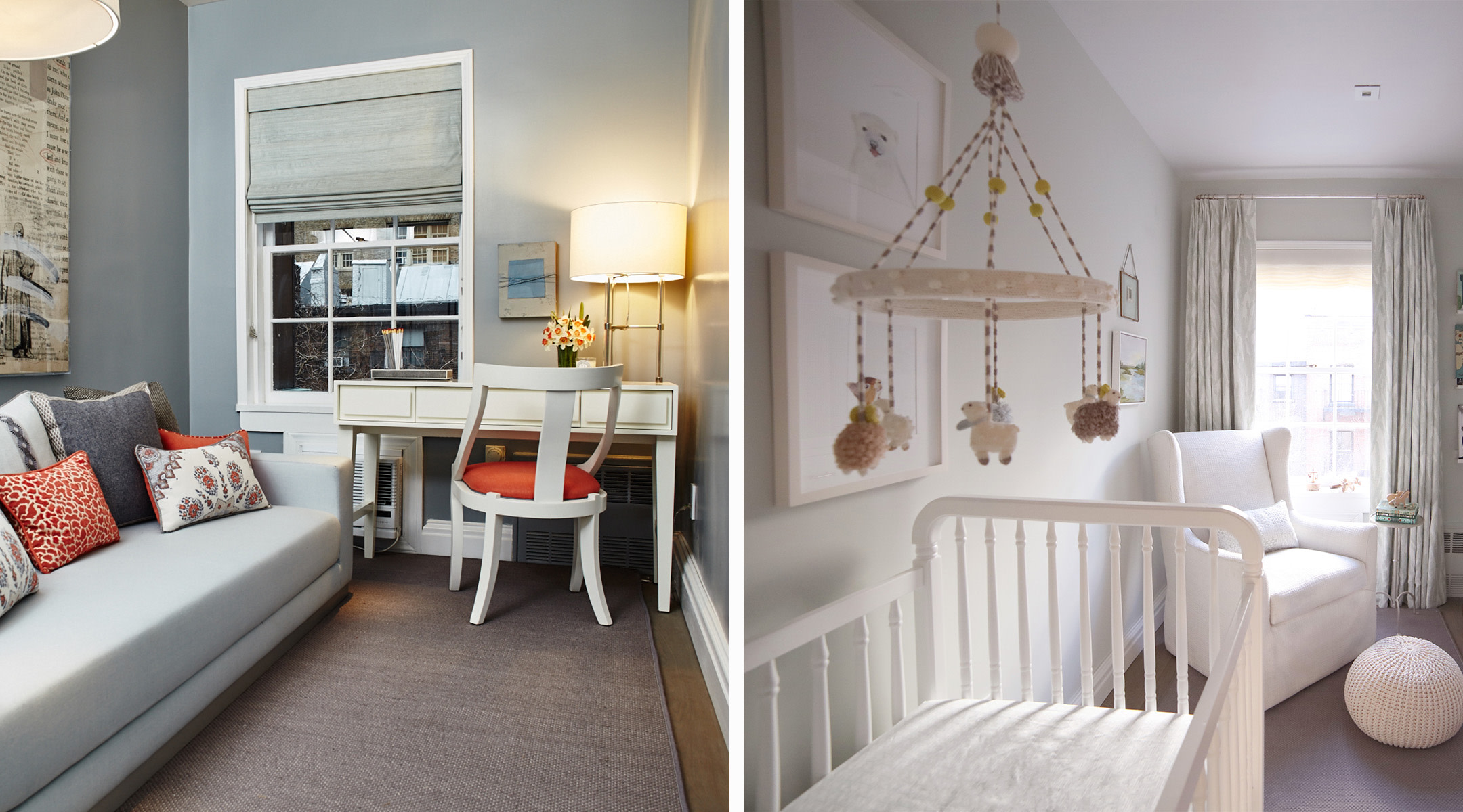 Before and after nursery