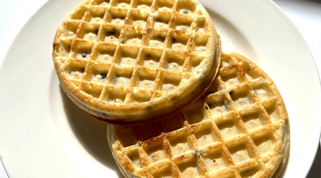 frozen waffles on plate, kodiak power cakes recall 2024