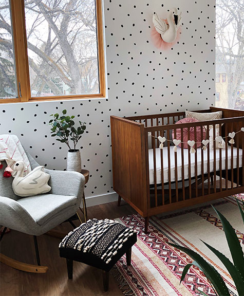 Country themed baby outlet room