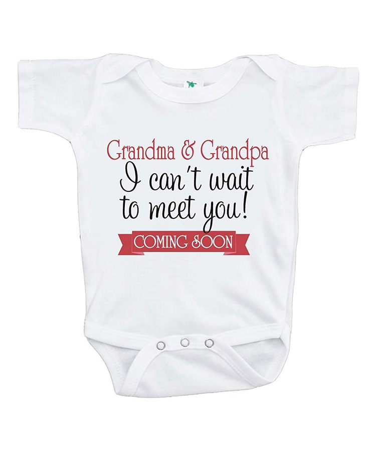 Onesies to announce cheap pregnancy to grandparents target