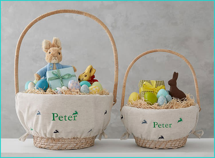 16 Perfectly Personalized Easter Baskets For Kids