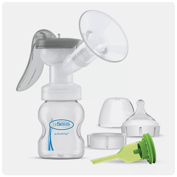 Dr. Brown's Manual Breast Pump with SoftShape Silicone Shield