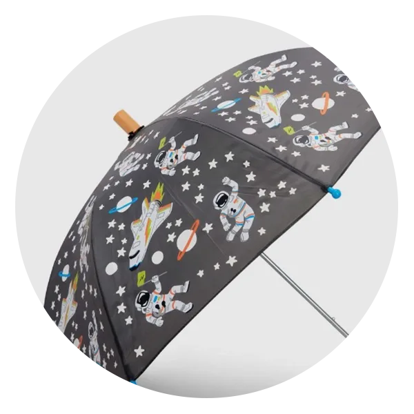 Hatley Astronaut Colour Changing Kids Umbrella