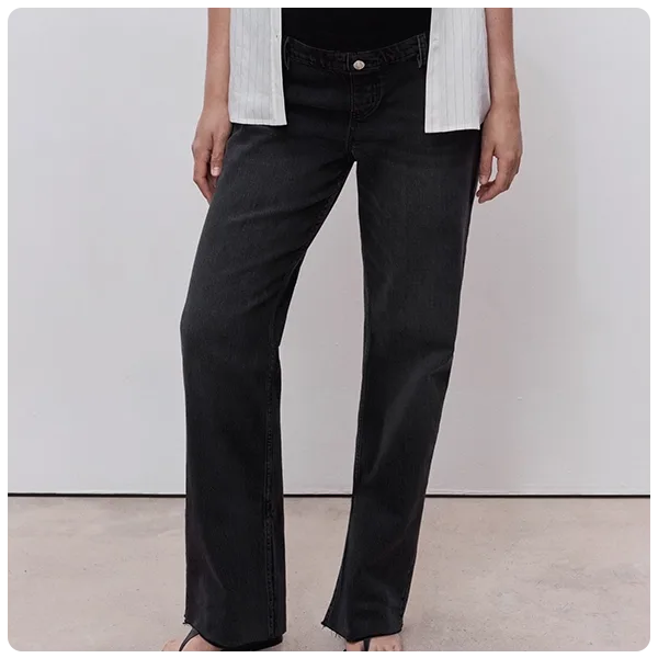 Mango Maternity Straight Jeans