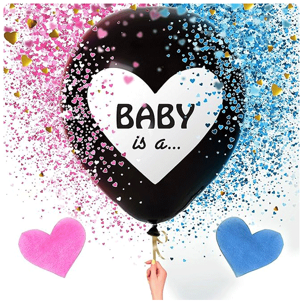 Sweet Baby Co. Jumbo 36 Inch Baby Gender Reveal Balloon