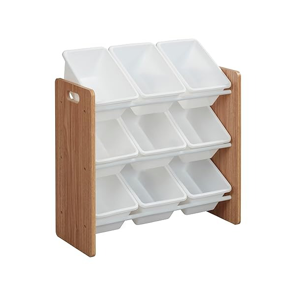 ECR4Kids 3-Tier Toy Storage Organizer with Bins
