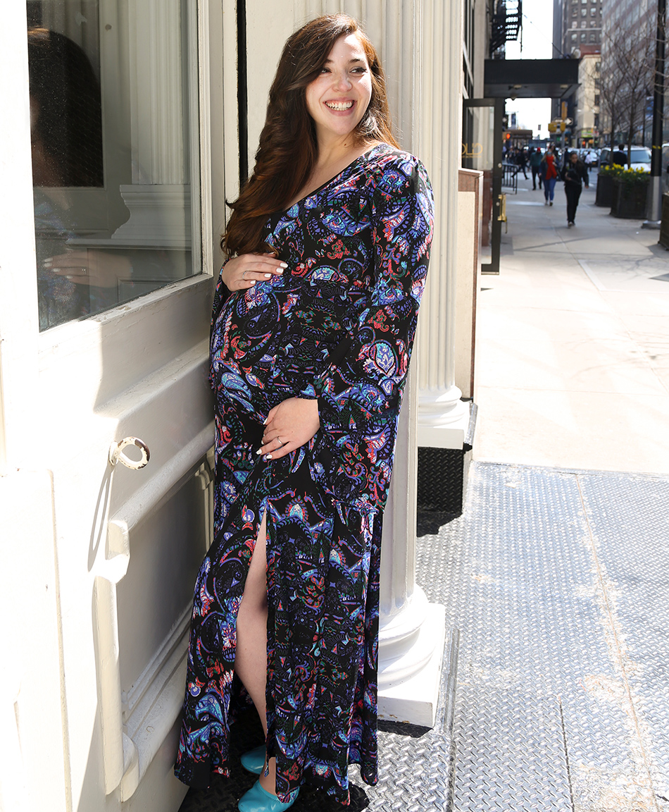maternity dress with cardigan
