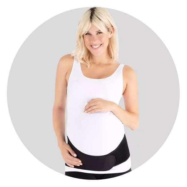 Belly Bandit Belly Boost Pregnancy Support Band, Nude - Large
