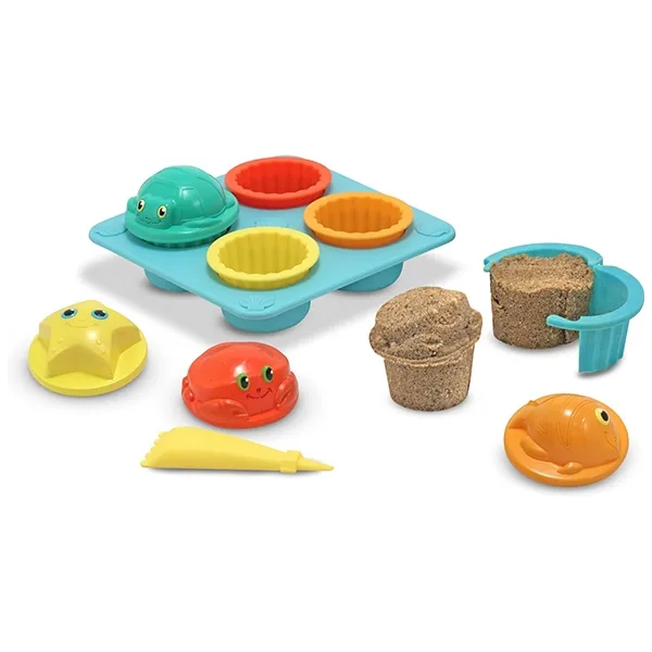 Melissa & Doug Seaside Sidekicks Cupcake Set
