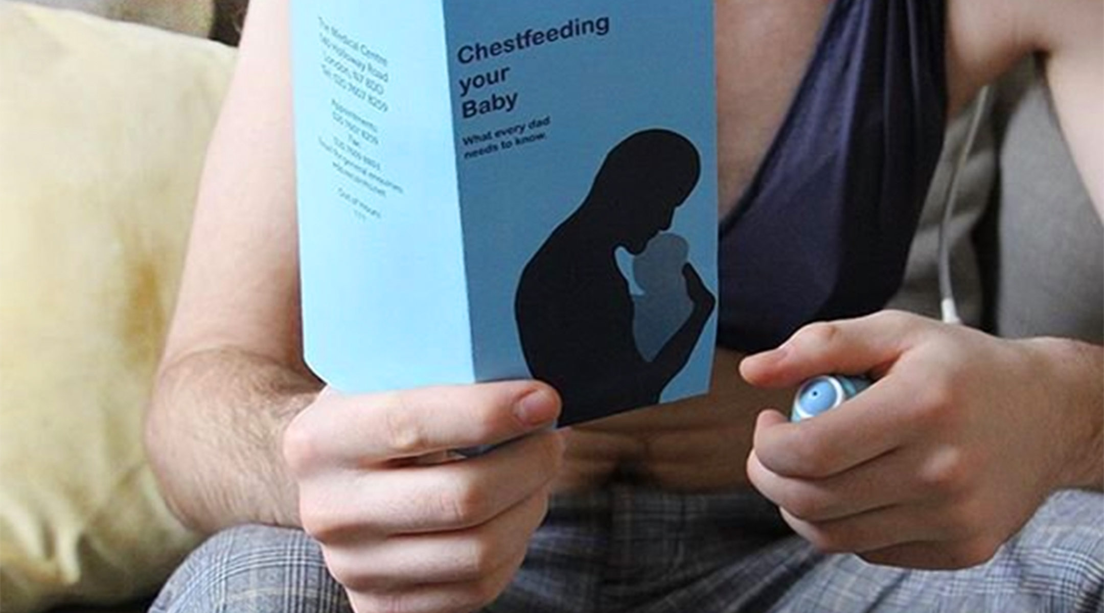 award winning prototype for a chestfeeding kit for dads to feed their babies