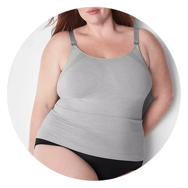 The Always-On Nursing Tank: Made with a lactation expert | Plus Size