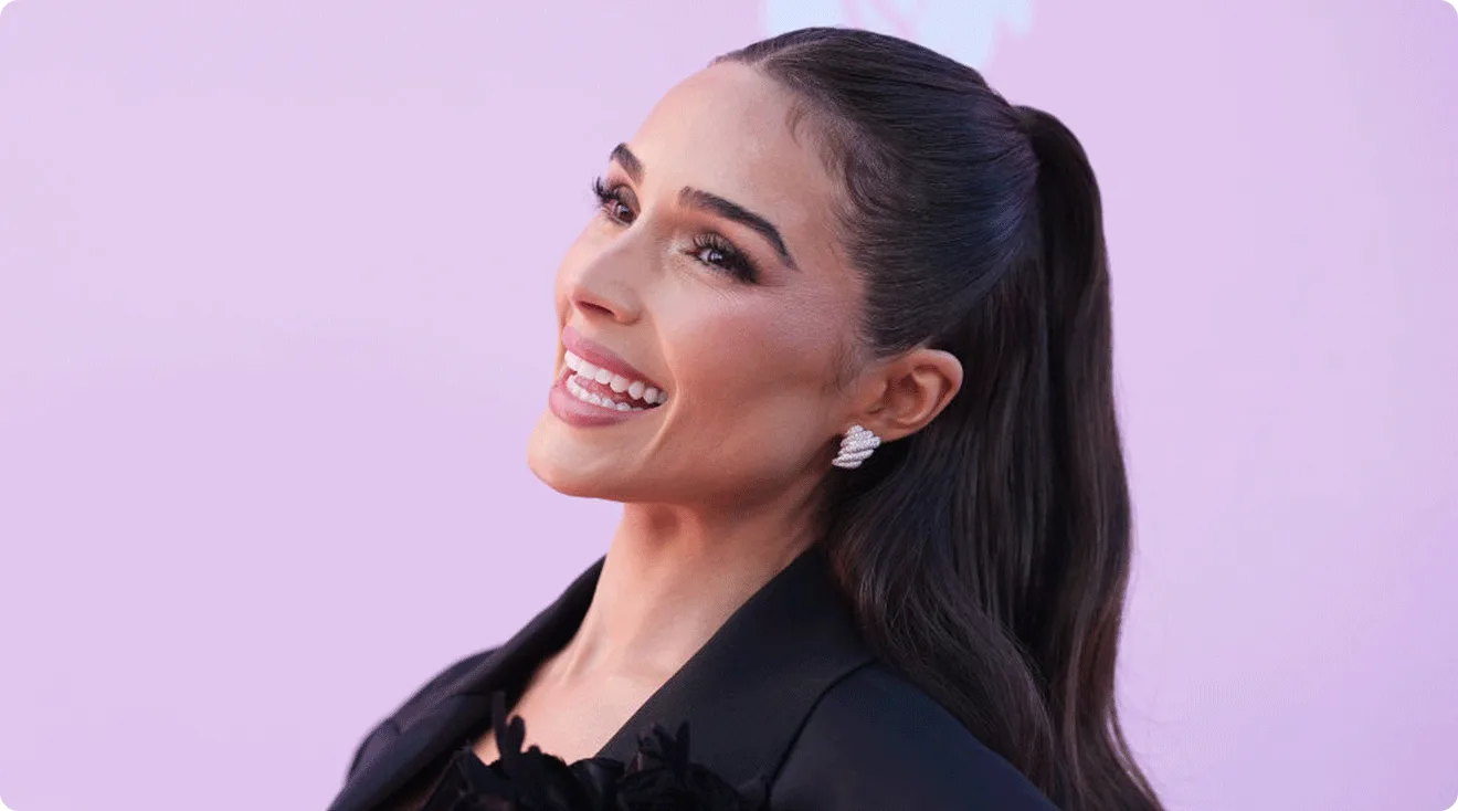 Olivia Culpo at the Victoria's Secret Fashion Show held at the Brooklyn Navy Yard on October 15, 2024 in New York, New York