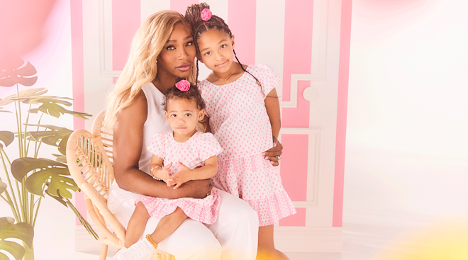serena williams x janie and jack clothing collaboration