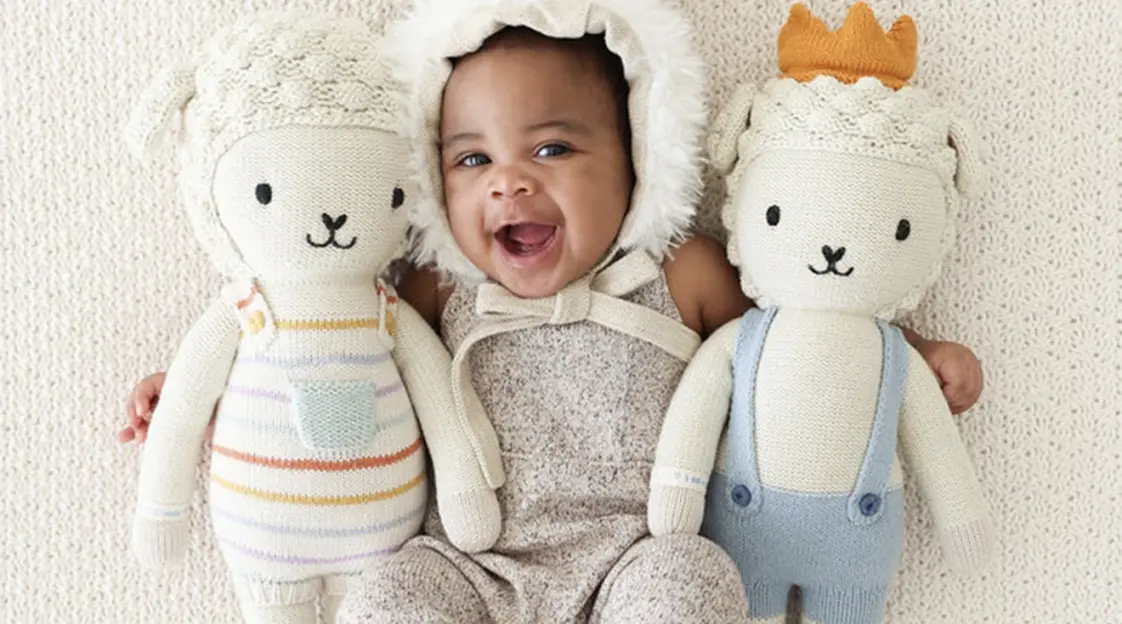 Meet our customizable Organic Cotton Baby Doll
