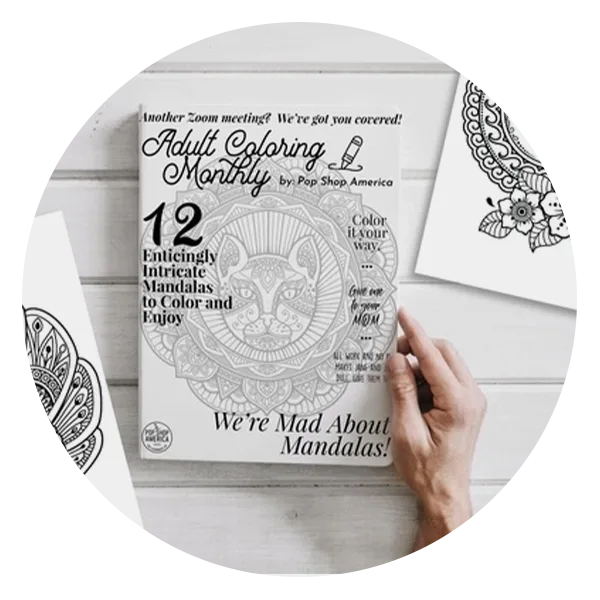 Adult Coloring Monthly