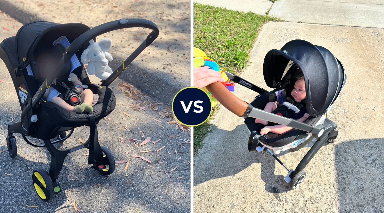 doona stroller vs evenflo stroller