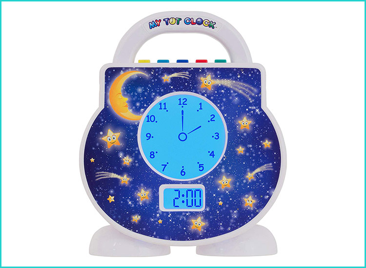 Wake Up Light Clock For Kids Child Toddler Adults 7 Colors Changing Alarm Clock 