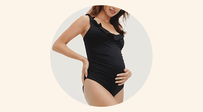 best maternity bikinis, maternity one piece swimsuits, maternity tankinis, and maternity cover ups for summer 2022
