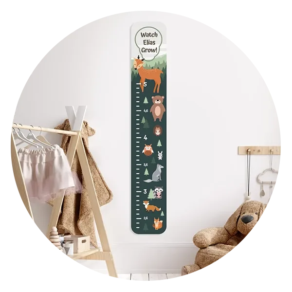 Child Universe Woodland Growth Chart