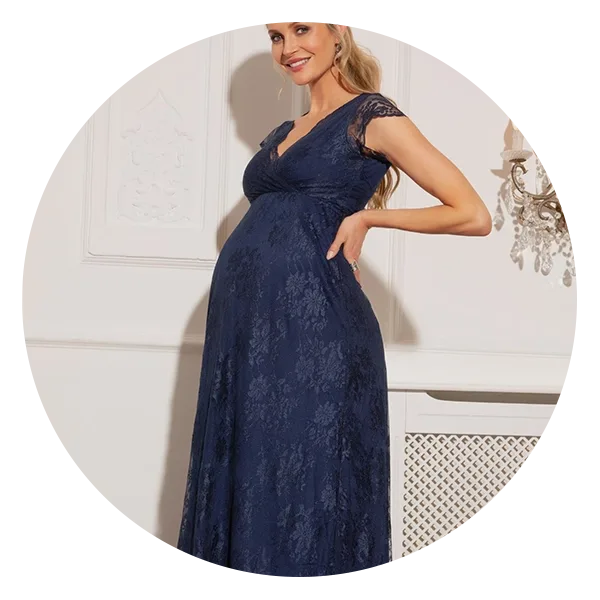 Tiffany Rose Eden Lace Maternity Gown