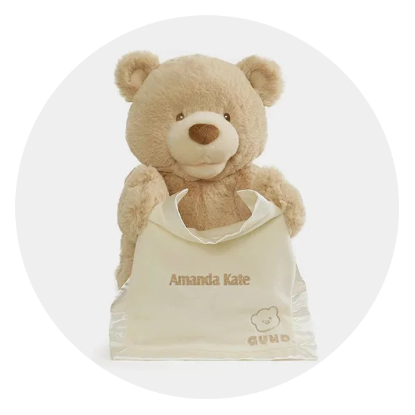 GUND Embroidered Peek-A-Boo Bear