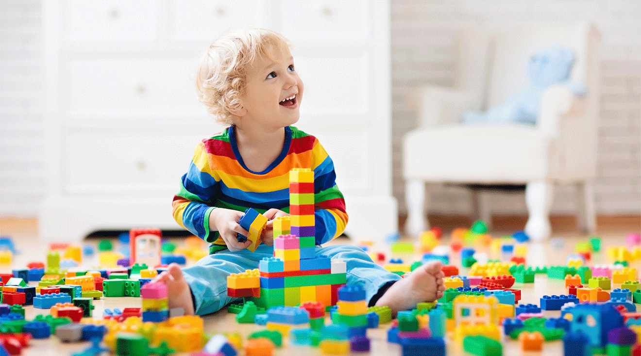 Flexible Construction Fort Building Set for Kids with 60 Pieces