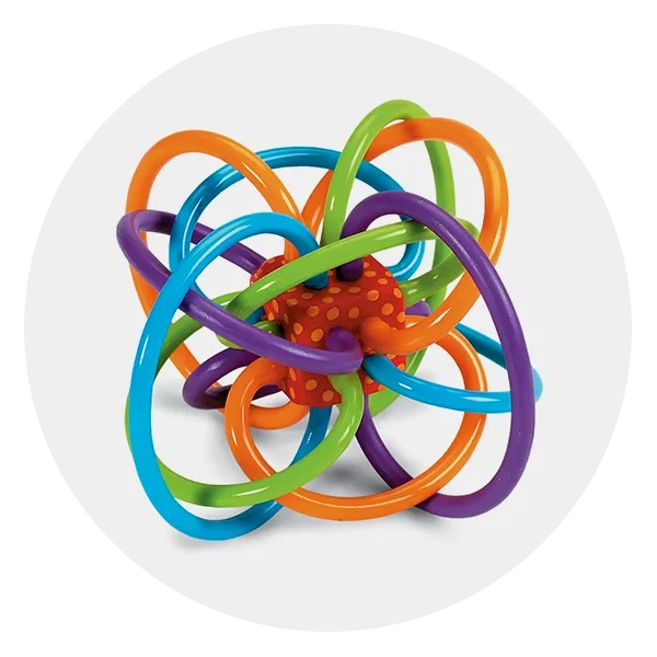 Manhattan Toy Winkel Rattle and Sensory Teether Toy