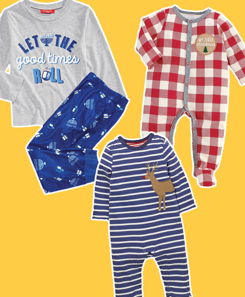 Carters baby boy christmas hot sale pajamas