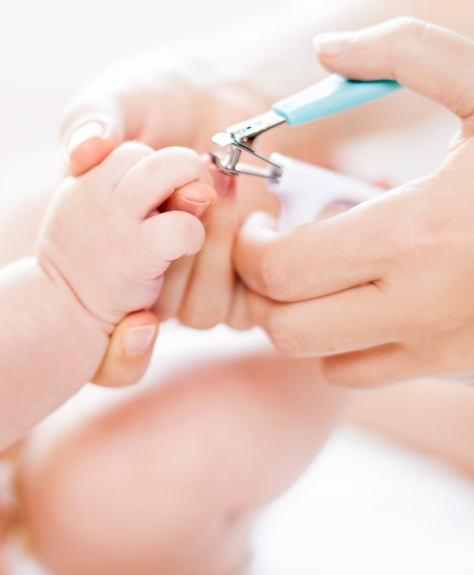 best way to trim infants nails