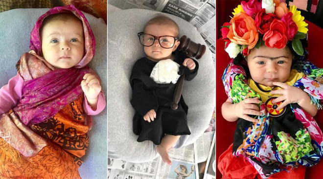 Mom Dresses Baby Up as Influential Women in History