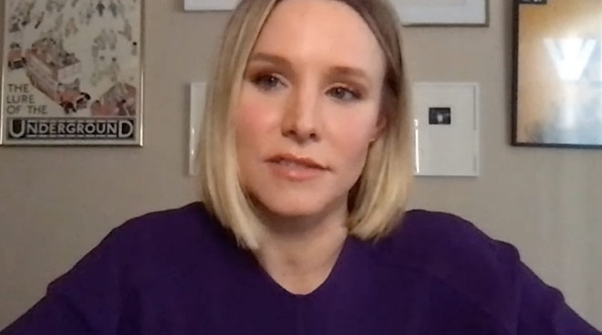 kristen bell speaks about stress and parenting during the quarantine